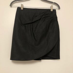 Vegan leather skirt
